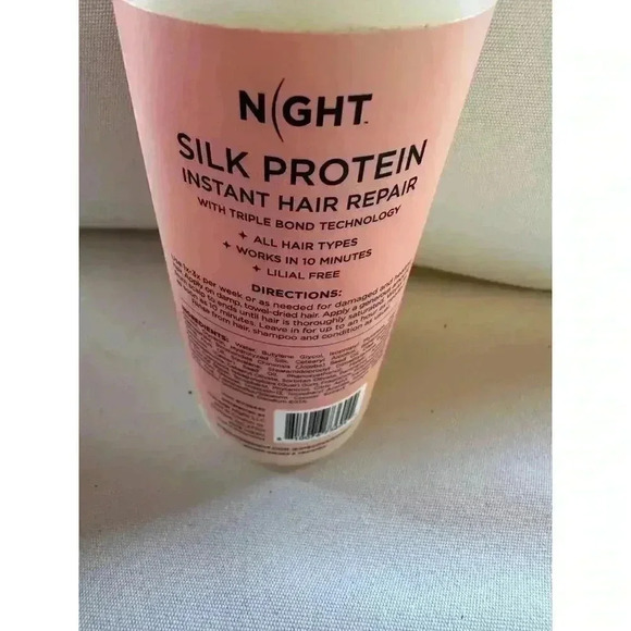 Night Silk Protein Instant Hair Repair Bond Cream 10.1 fl oz / 300 ml - Picture 4 of 5